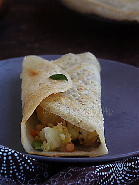 Dosa Rice And Lentil Crepes Ecurry The Recipe Blog