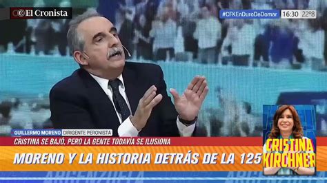 Moreno Reveló Cómo Fue El Nacimiento De La 125 Y Su Gesto Amenazante A