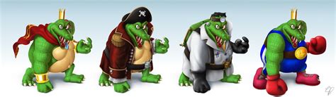 K Rool Smashified Costumes By Pavlovs Walrus On Deviantart