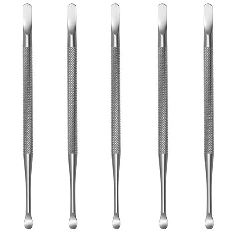 Professional Cuticle Pusher And Spoon Nail Cleaner Pack Dual