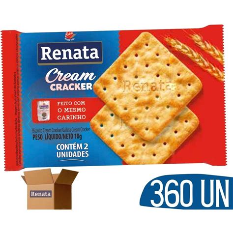 Bolacha Biscoito Em Sache Cream Cracker Tipo Agua E Sal Renata 360