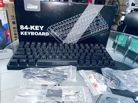 Royal Kludge Rk Rgb Hot Swap Black Keyboard Red Switch Tri Mode Bluetooth Wired Ghz Rech