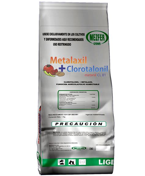 Fungicida METALAXIL CLOROTALONIL 1 Kg Agro Caminante