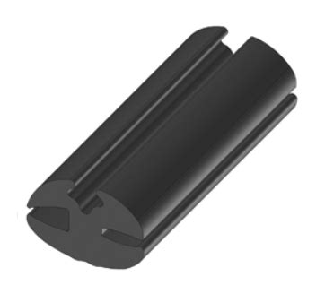 Uszczelka Okienna 15 6x22mm EPDM Do Szyb Czarna IMATX