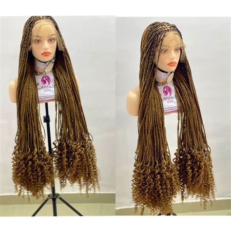 40 Inches Long Braid Goddess Braid Box Braid Wig Braided Etsy