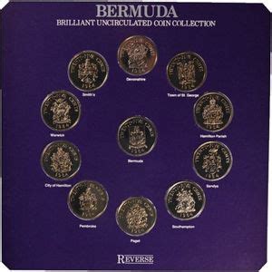 Moneda Various Dollars Mint Set 1984 375th Anniversary Of Bermuda