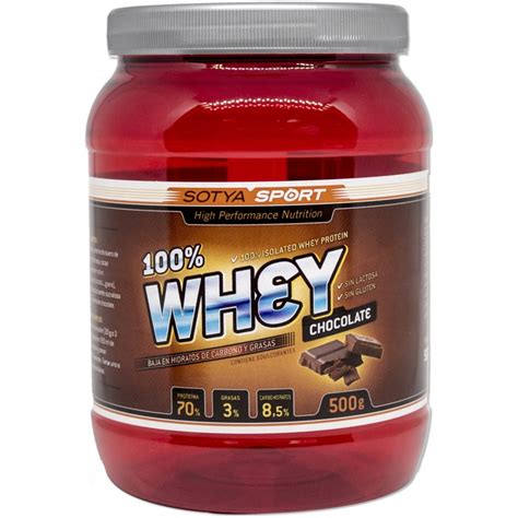 Comprar Sotya Proteína Whey 100 Chocolate 500G a precio de oferta