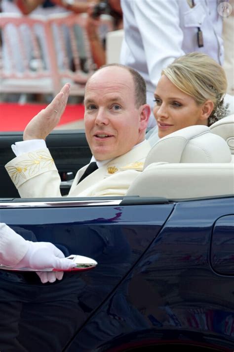 Photo Le Prince Albert De Monaco Et La Princesse Charlene Ont