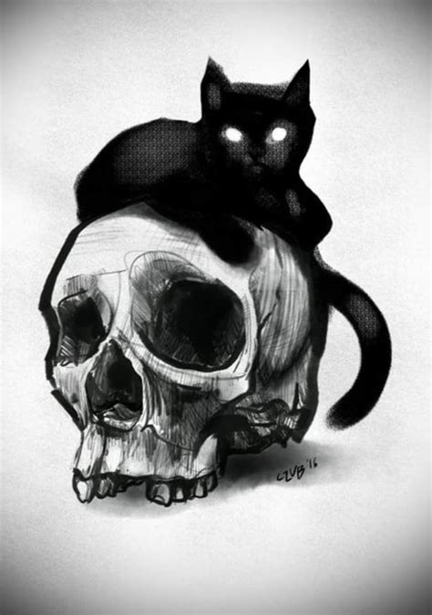 Calavera Cats Art Drawing Skeleton Art Skull Art