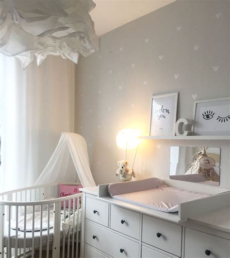 Stokke Babybett Kinderzimmer Babyzimmer Herzchen Ikea Wickelkommode