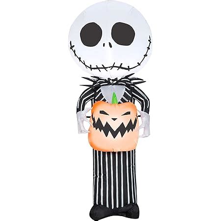 Amazon Gemmy Airblown Inflatable Jack Skellington With Jack O