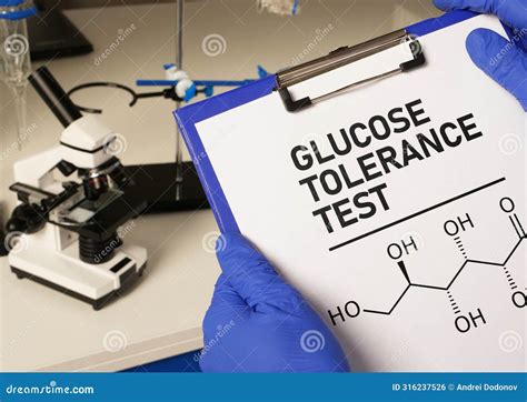 Glucose Tolerance Test GTT And OGTT Is Shown Using The Text Stock Photo