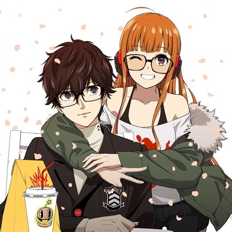 Amamiya Ren And Sakura Futaba Persona And 1 More Drawn By Ito