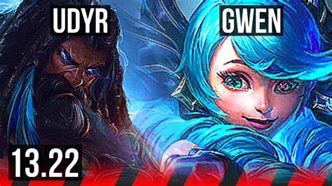 Udyr Vs Gwen Top Rank Udyr Solo Kills Games Kr