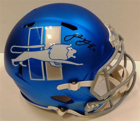 Jared Goff Autographed Detroit Lions 2023 Alternate Full Size Replica ...