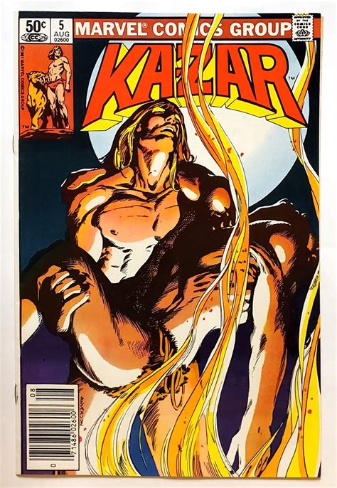 Ka Zar The Savage 5 Newsstand Aug 1981 Marvel 6 0 FN Comic Books