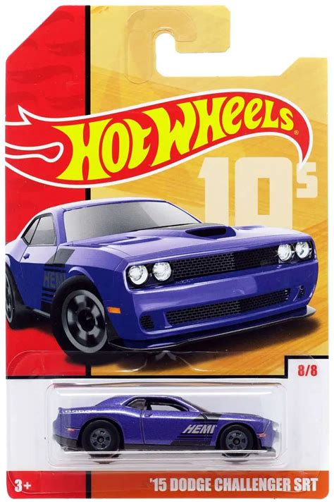 Hot Wheels Throwback 15 Dodge Challenger Srt 164 Diecast Car 88 10s Mattel Toys Toywiz