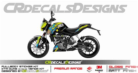 Duke 125200390 Custom Decals Wrap Stickers Targo Joker Kit Cr Decals Designs