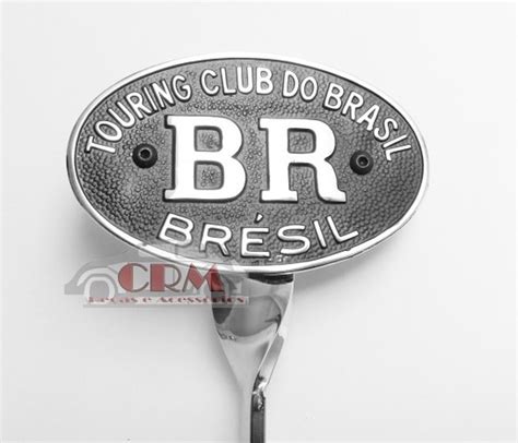 Emblema Br Touring C Suporte Fusca Em Diante Crm Pe As E