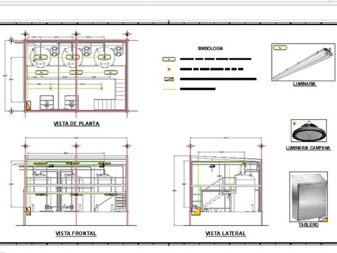 Instalaci N De Luminarias En Autocad Descargar Cad Gratis Mb