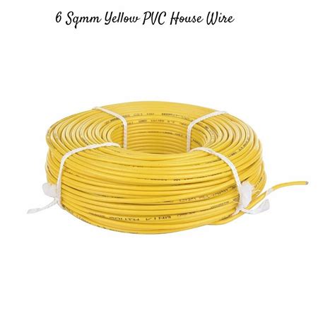 6 Sqmm Yellow PVC House Wire At Rs 4123 Roll V Guard Wires In New