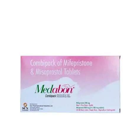 Medabon Combipack Of Mifepristone And Misoprostol Sunpharma - Innova ...