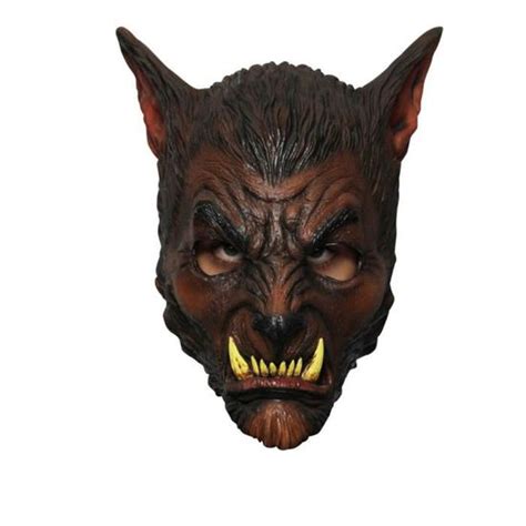 Masque Loup Garou Latex Adulte Cdiscount Jeux Jouets