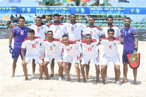 CAN de beach soccer Le Maroc qualifié aux demi finales