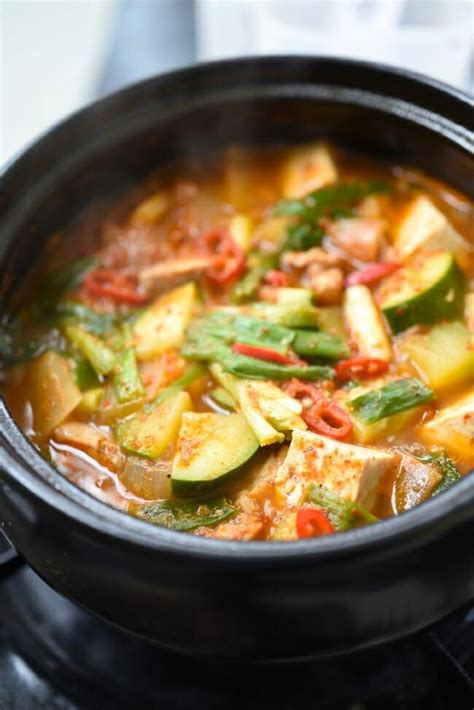 Doenjang Jjigae Soybean Paste Stew With Pork And Vegetables Artofit