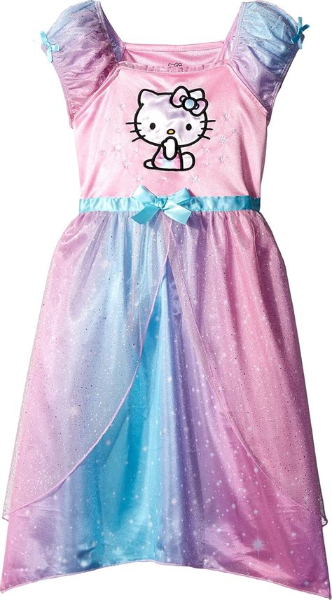 Hello Kitty Big Girls Dressy Gown Pink X Small Clothing