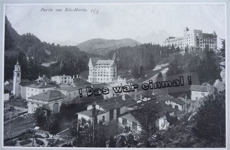 Graubünden Sils Maria Hotel Waldhaus um 1900 Kaufen auf Ricardo