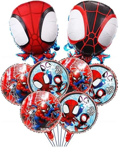 Balon Foliowy Spider Man Zestaw 8 Szt Ceny I Opinie Ceneo Pl