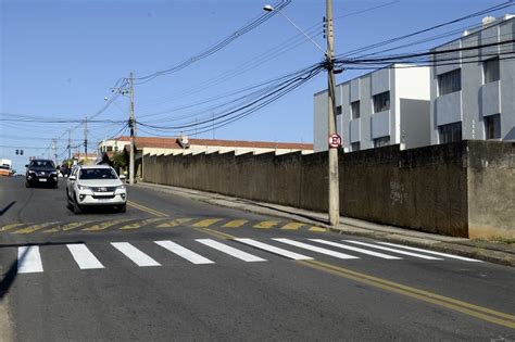 Vias Receberam Refor O De Sinaliza O Horizontal E Vertical Nesta