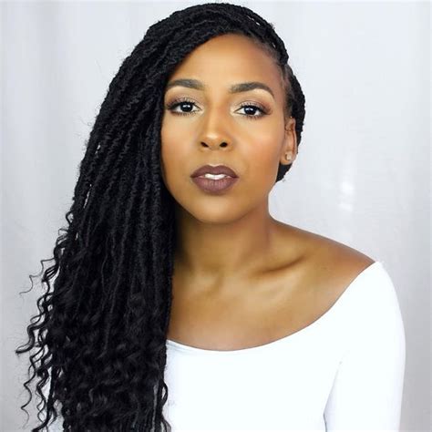 55 Goddess Locs Styles Hair Styles Braided Hairstyles Hair Inspiration