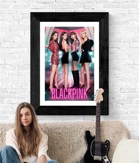 Blackpink Poster Blackpink Wall Art Blackpink Merchandise Etsy