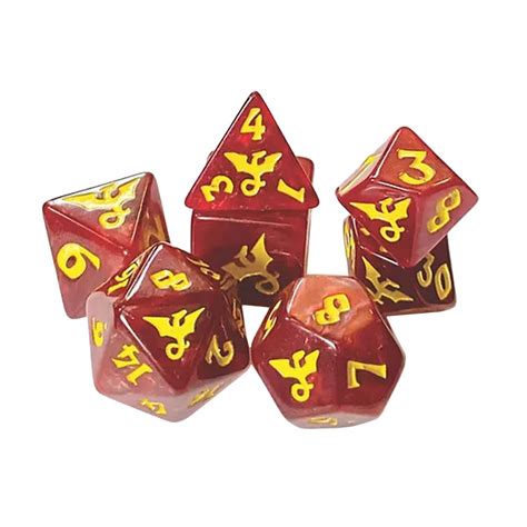 Dragon Dice: Red (7) | Accessories | Miniature Market