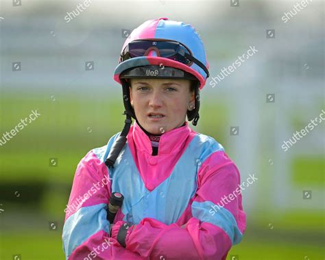 Jockey Holly Doyle During Horse Racing Editorial Stock Photo - Stock ...