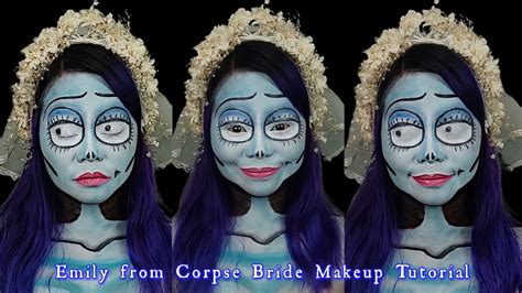 Emily From Corpse Bride Halloween Diy Costume Makeup Tutorial Youtube