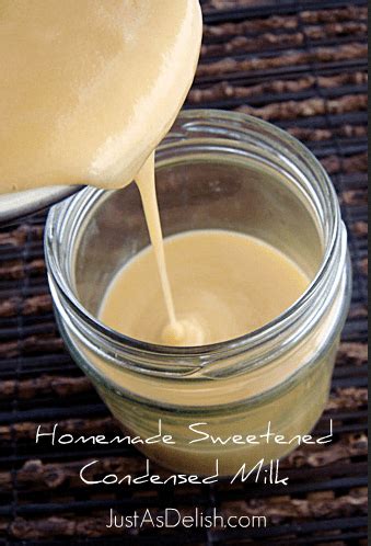 Homemade Sweetened Condensed Milk Recipe Our Home Sweet Home