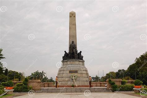 Rizal Park Also Known As Luneta National Park Monument In Manila