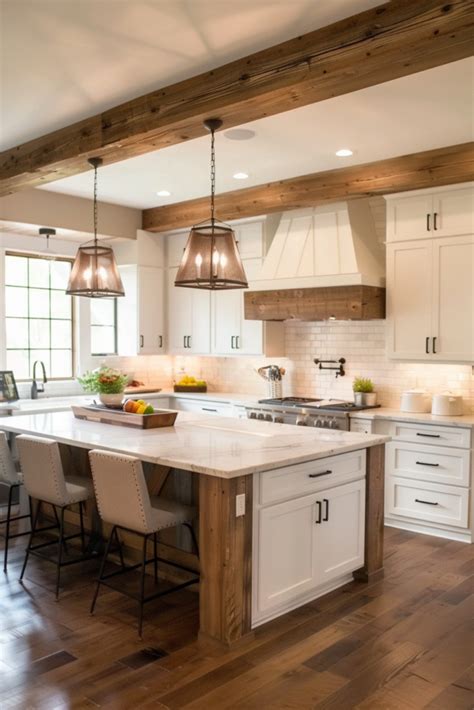 rustic farmhouse kitchen ideas quiet minimal