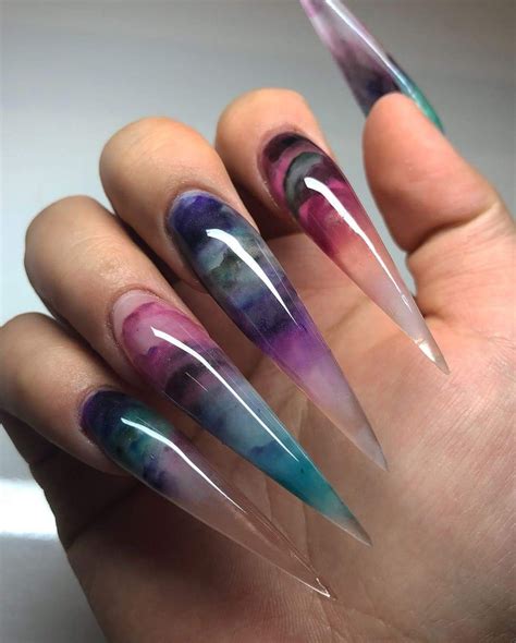 Pin by Tina Borges on εɱ૮ℓαωƶ 2 Stiletto nails designs Nail colors