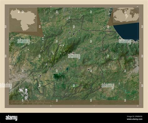 Yaracuy estado de Venezuela Mapa satelital de alta resolución