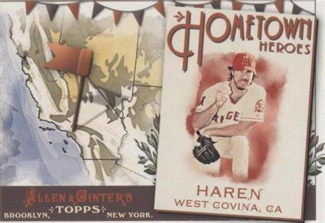 Topps Allen Ginter S Hometown Heroes Hh Dan Haren For Sale