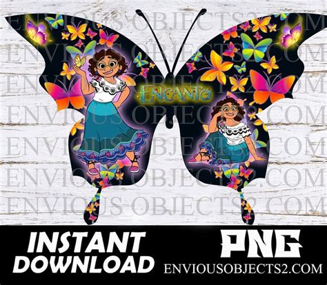 Encanto Encanto Png Encanto Shirt Mirabel Butterfly Sublimation