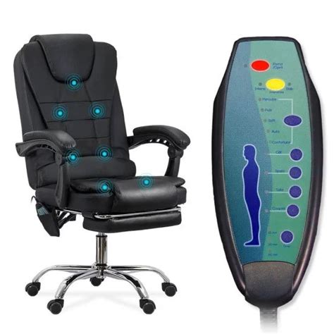 Office And Home Massage Chair With Massage Points Off M Black