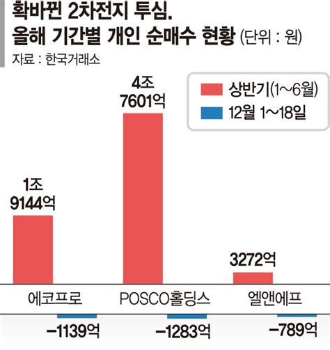 개미 2차전지주 탈출 러시 전문가 내년 상저하고 파이낸셜뉴스