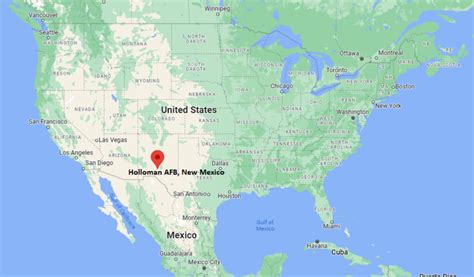 Where is Holloman AFB, NM, USA? | Location Map of Holloman AFB, New Mexico