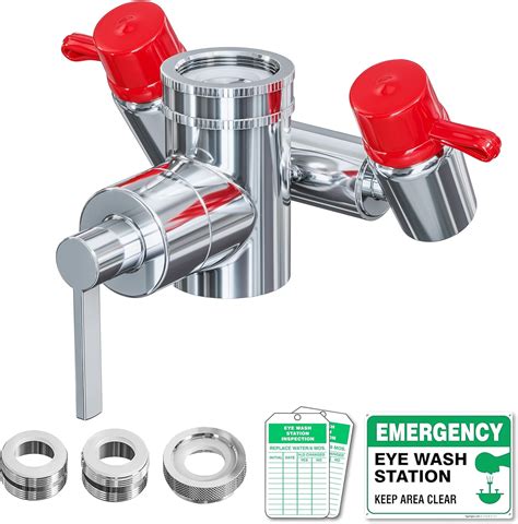 Skywin Eye Wash Kit Emergency Eyewash Station With Faucet Attachment