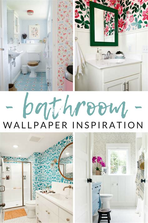 Wow Worthy Bathroom Wallpaper Ideas The Crazy Craft Lady